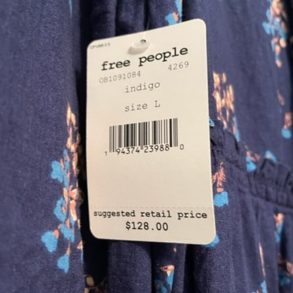 Free People Petit Fours boho babydoll mini Dress - Picture 11 of 14